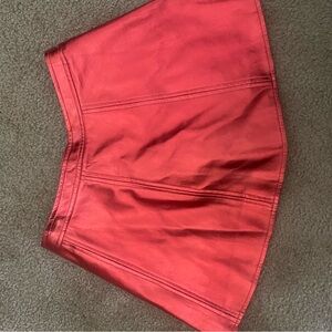 TCEC Vibrant Red Skort